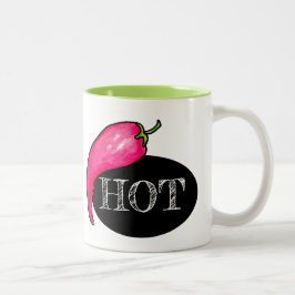Chili pepper Två-Tonad mugg