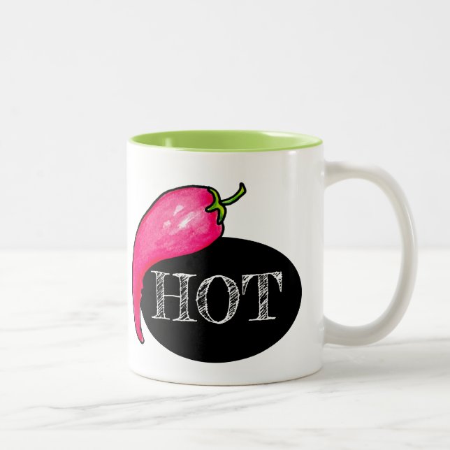 Chili pepper Två-Tonad mugg (Höger)
