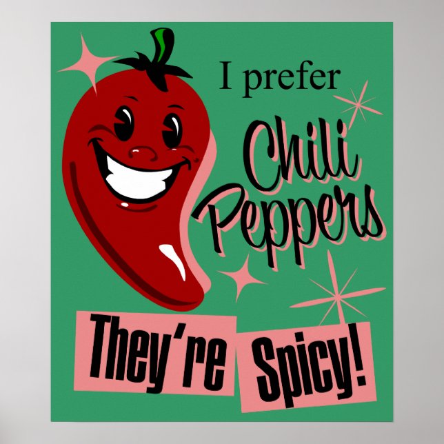 Chili Peppers $24.95 Art Poster (Framsidan)