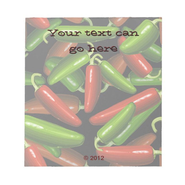 Chili Peppers Anteckningsblock (Framsida)