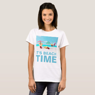 Chili Peppers Beach Time Funny anpassningsbar Tee Shirt