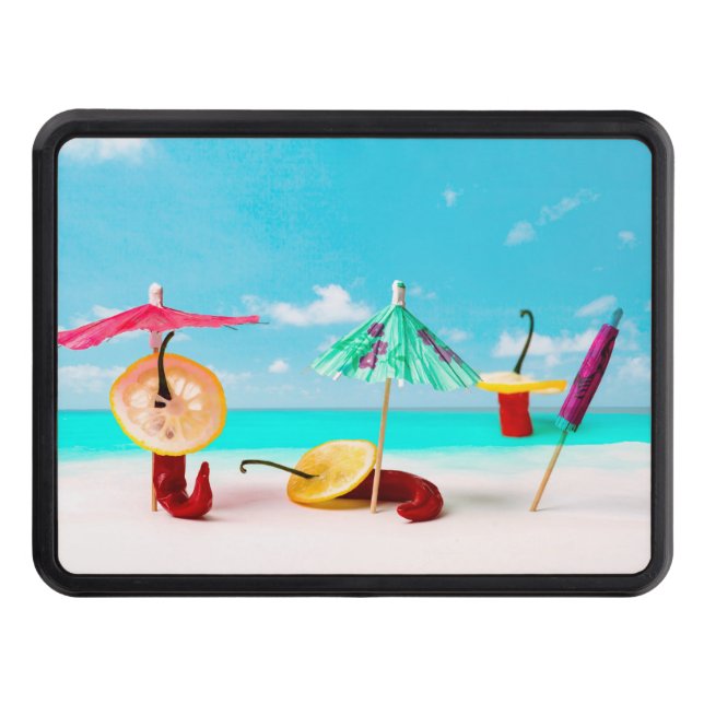 Chili Peppers by Sea Skydd För Dragkrok (Framsidan)