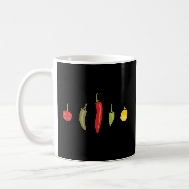Chili Peppers Kaffemugg (Vänster)