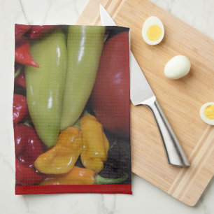 Chili Peppers Kitchen Towel Kökshandduk