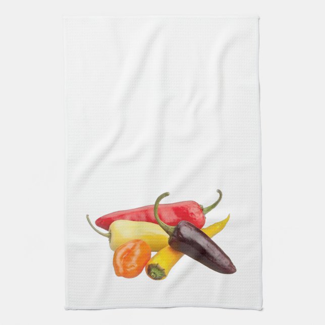 "Chili Peppers" Kitchen Towel Kökshandduk (Vertikal)