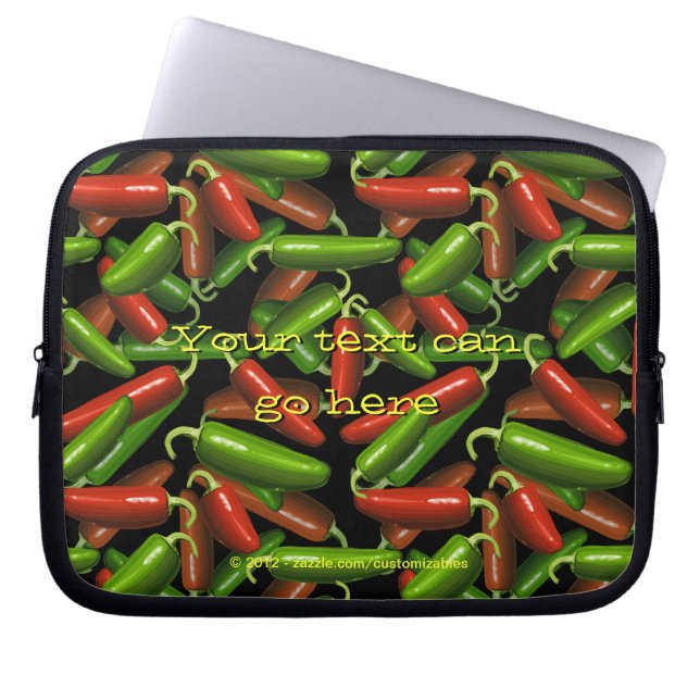 Chili Peppers Laptop Fodral (Framsidan)