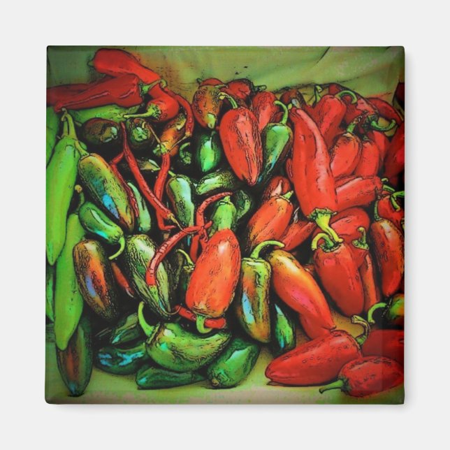 Chili Peppers Magnet (Framsidan)