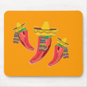 Chili Peppers Mouse Pad Musmatta