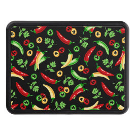 Chili peppers och Cilantro Dragkroksskydd