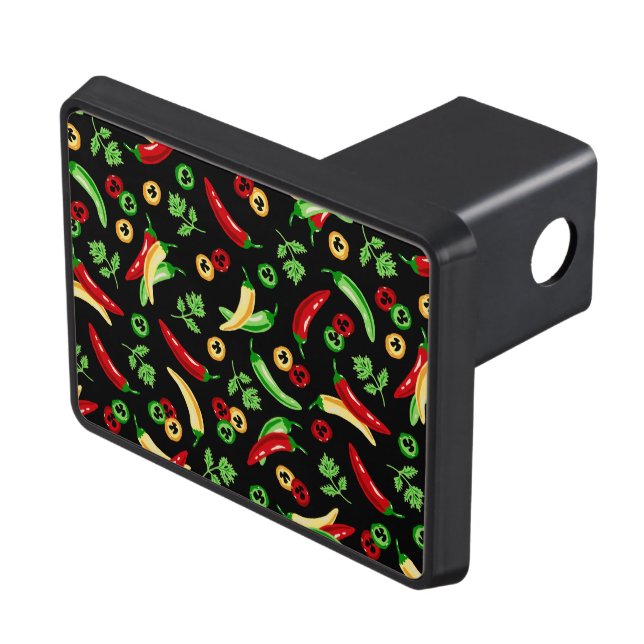 Chili peppers och Cilantro Dragkroksskydd (Topp Höger)