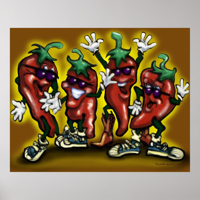 Chili Peppers Poster (Framsidan)