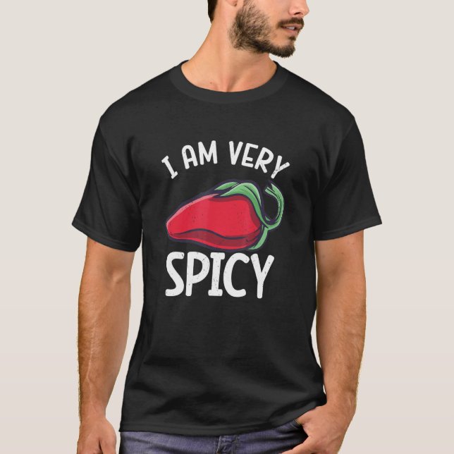 Chili Peppers Red Hot Spicy Pepper Eat Mexican Foo T Shirt (Framsida)