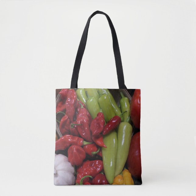 Chili Peppers Totes Tygkasse (Framsida)