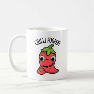 Chili Poooper Funny Pepper Pun Kaffemugg