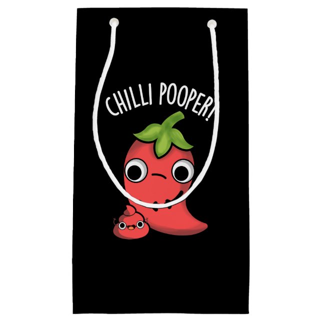 Chili Poooper Funny Pepper Pun Mörk BG (Framsidan)