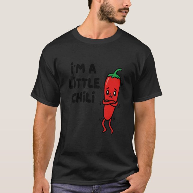 Chili Red Pepper Vegetable Funny Chili Pun I'm Lit T Shirt (Framsida)