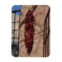 Chili Ristras Santa Fe New mexico Magnet