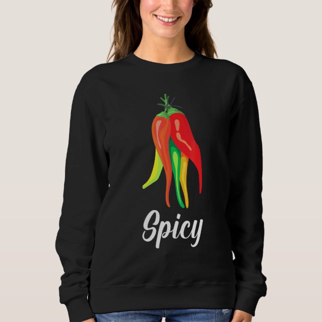 Chili Spicy Vegetables Spices Fruit Pepper T Shirt (Framsida)