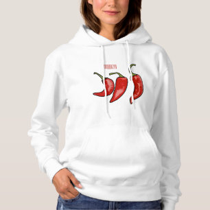 Chili tecknad illustration t shirt