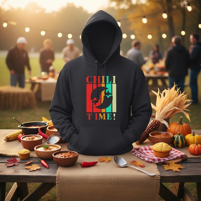 Chili Time-ränder Hoodie (Skapare uppladdad)
