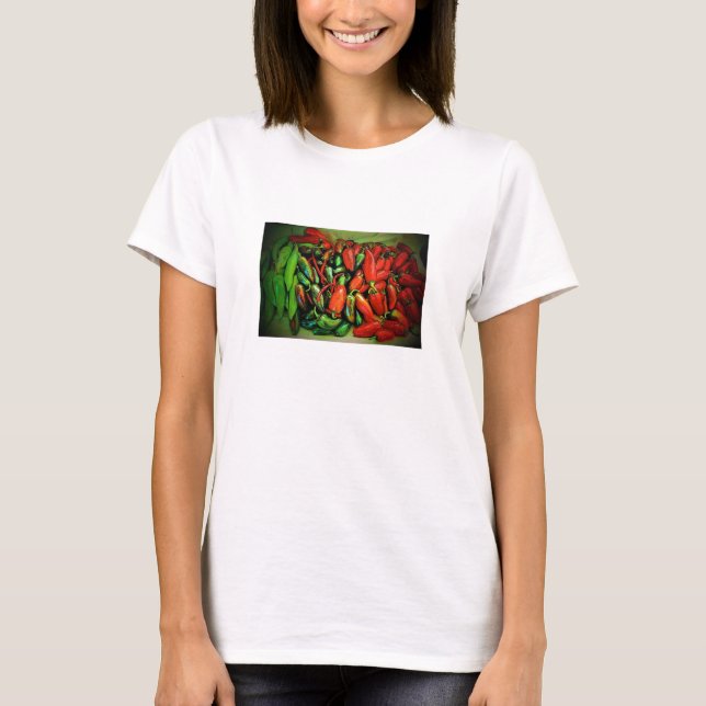Chilien pepprar T-tröja T Shirt (Framsida)