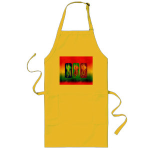 Chilies Apron Långt Förkläde