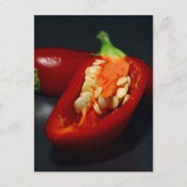 chilies-frön,stilleben vykort