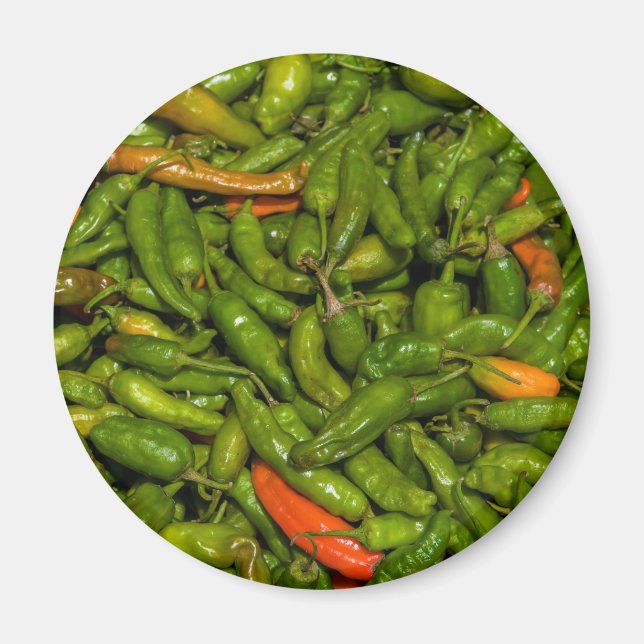 Chilifer Till Salu På Marknaden Magnet (Framsidan)