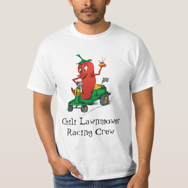 Chiligräsklippare - grönt- och tee shirt (Framsida)