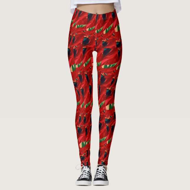 Chilihelgdagdamasker Leggings (Framsida)
