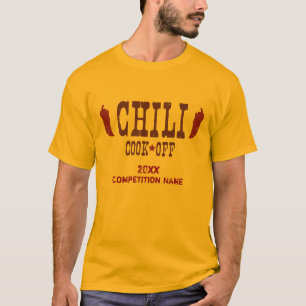 Chilikock av konkurrens tee shirt