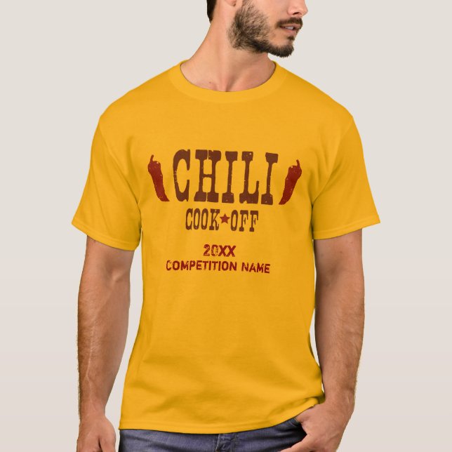Chilikock av konkurrens tee shirt (Framsida)