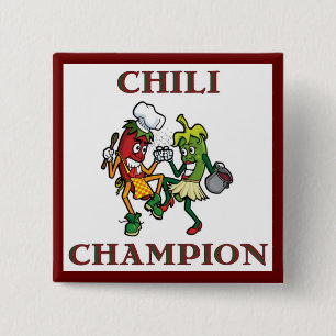 Chilimästare som dansar Chilis, knäppas Knapp