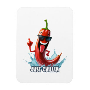 Chilipeppar av coola för tryckning magnet