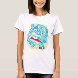 chilipeppar av hund hett t shirt