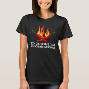 Chilipeppar För Män Kvinnor Kryddstark Salsa Jalap T Shirt