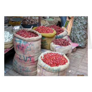 Chilipeppar Hälsningskort