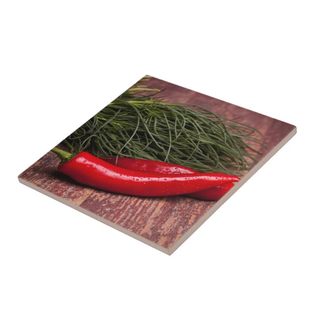 Chilipeppar Kakelplatta (Sidan)