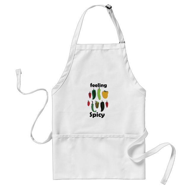 Chilipeppar Känner Spicy Fiesta-fest Förkläde (Framsidan)