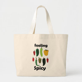 Chilipeppar Känner Spicy Fiesta-fest Jumbo Tygkasse