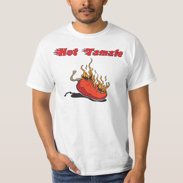 Chilipeppar - varm Tamale T Shirt (Framsida)