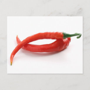 chilipeppar vykort