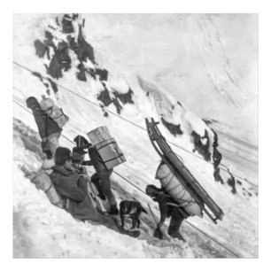 Chilkoot Pass - Yukon Guld Rush 1898 Fototryck
