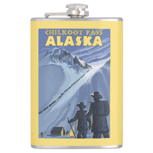 Chilkoot passerar, Alaska guldgruvarbetare Fickplunta