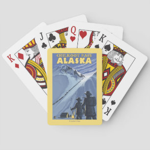 Chilkoot passerar, Alaska guldgruvarbetare Spel Kort