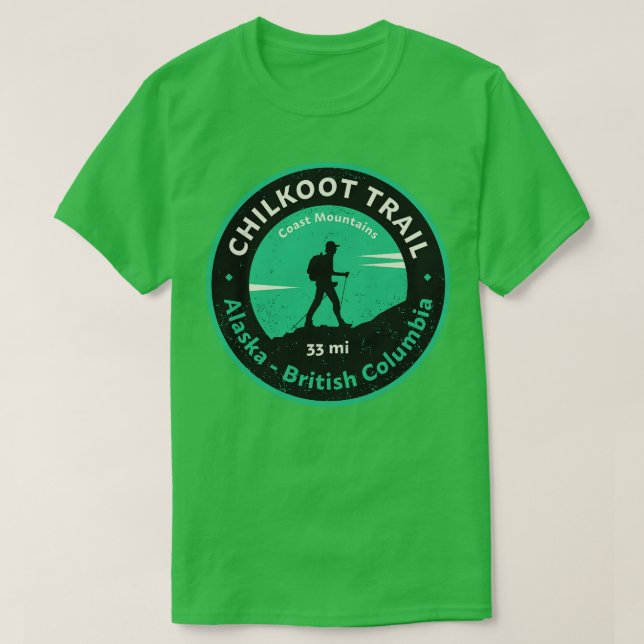 Chilkoot Trail Alaska T Shirt (Design framsida)