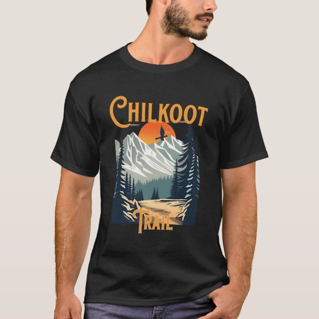Chilkoot Trail Hiking T Shirt (Framsida)