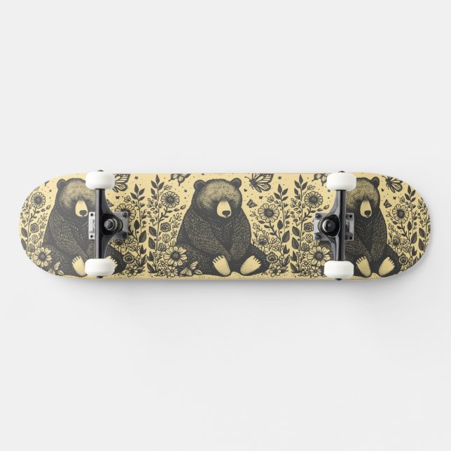 Chill Bear Mini Skateboard Bräda 18,5 Cm (Horz)