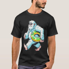 Chill Bigfoot: Summer Yeti with Floatie Design T Shirt