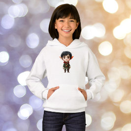 Chill Boy Jul Elf Girl's Hoodie T Shirt
